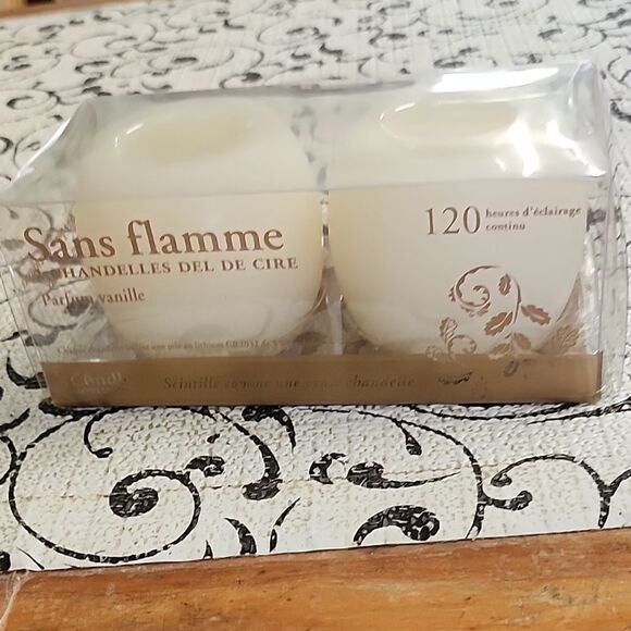 Sans Flamme Vanilla Scented Candles - Picture 1 of 13